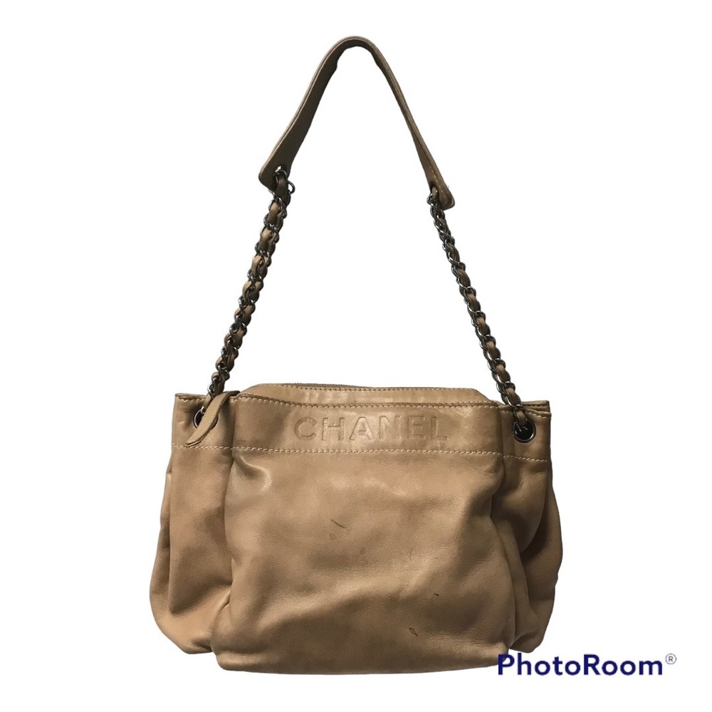 Chanel Vintage Hobo Style Tan Bag 2004-2005
